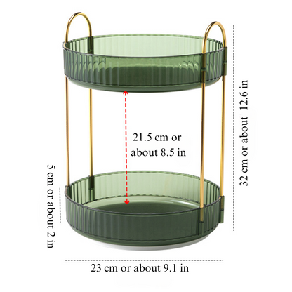Rotating Cosmetics Organizer (BLACKLIST)