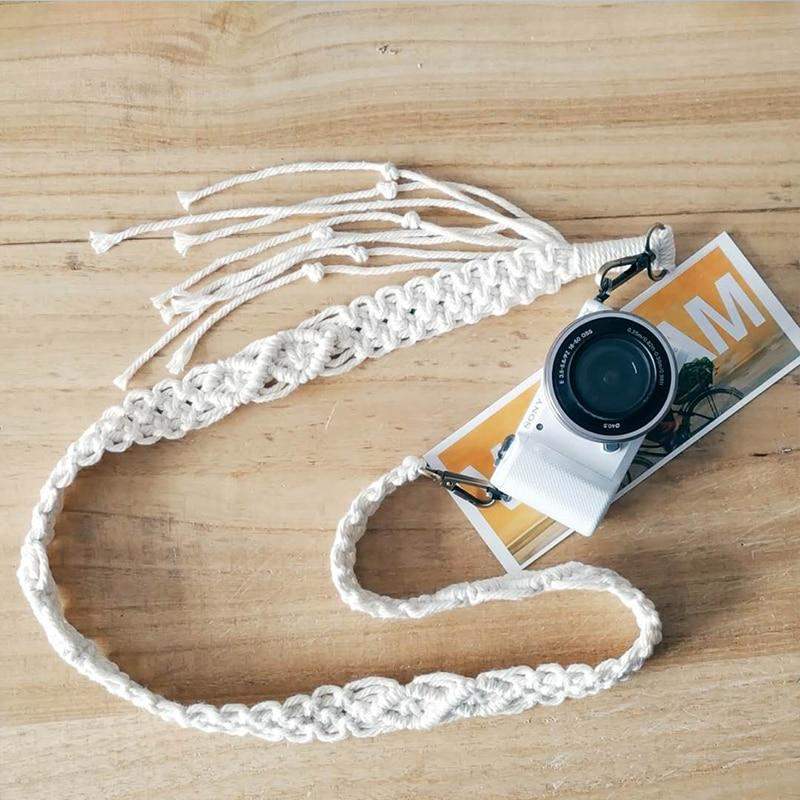 Macrame Camera Buckle Strap