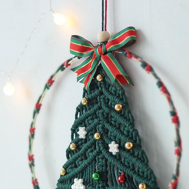 Macrame Christmas Tree Wall Decor