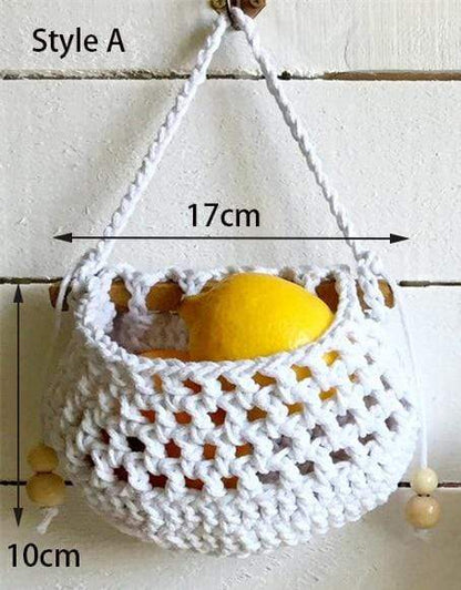 Macrame Fruit Basket