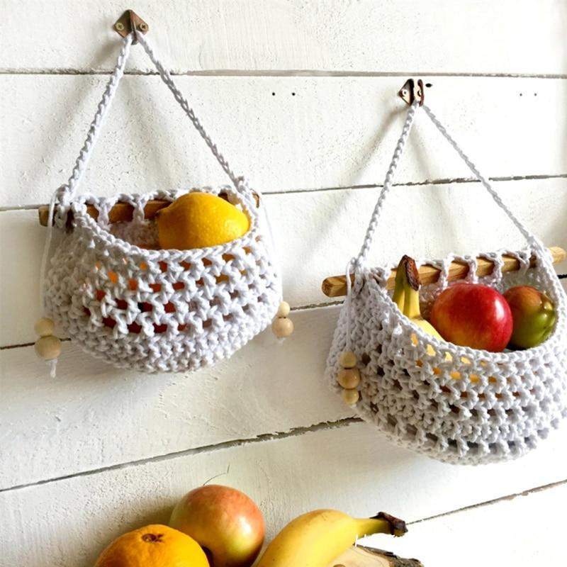 Macrame Fruit Basket