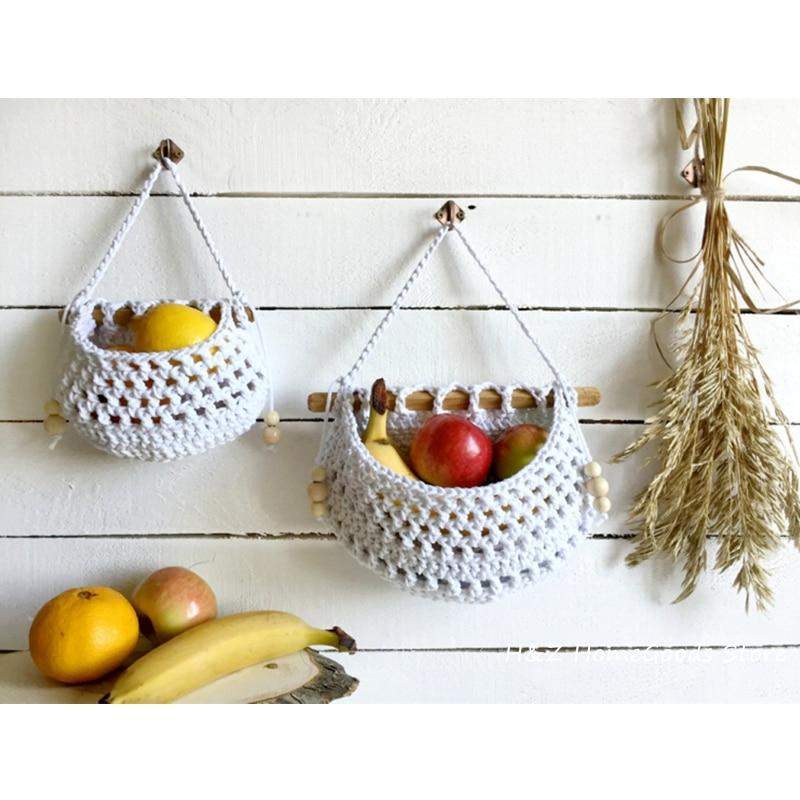 Macrame Fruit Basket