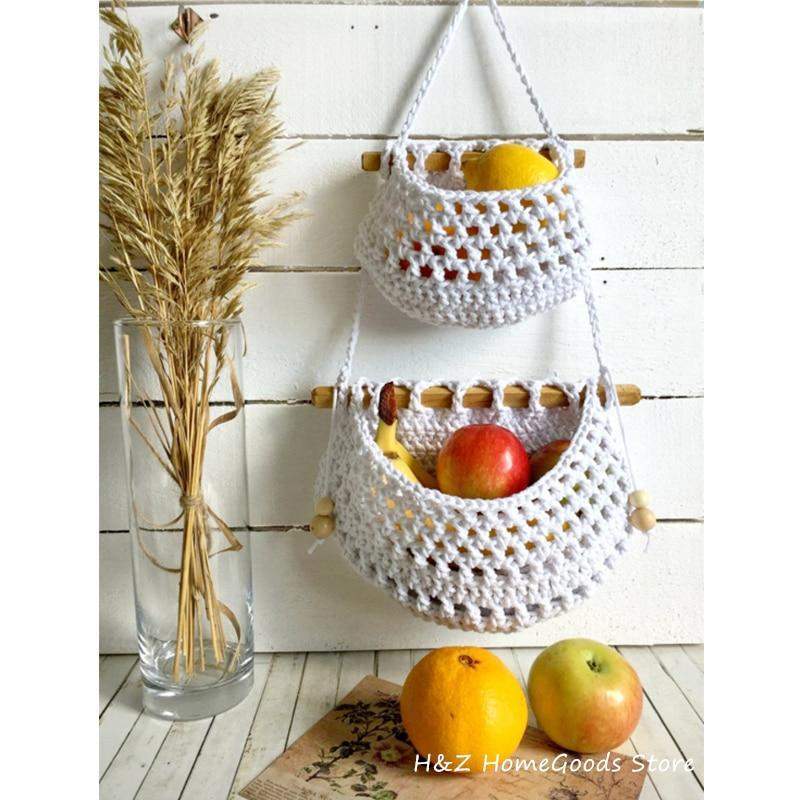 Macrame Fruit Basket