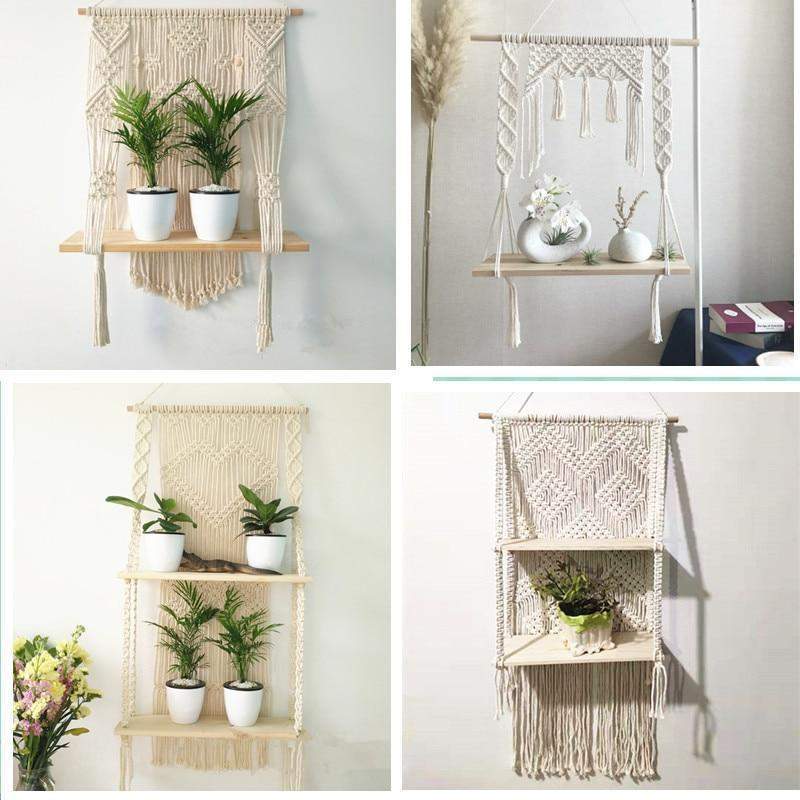 Macrame Hanging Basket Planter