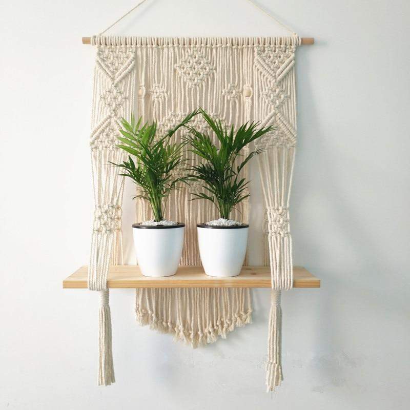 Macrame Hanging Basket Planter