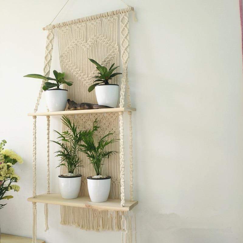 Macrame Hanging Basket Planter