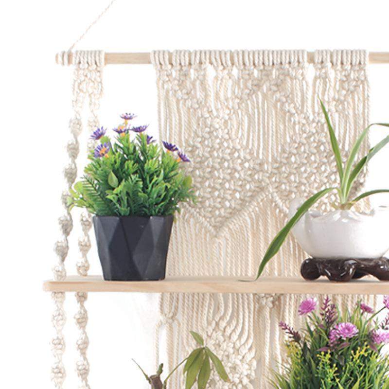 Macrame Hanging Basket Planter