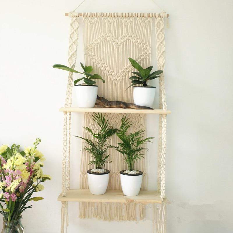 Macrame Hanging Basket Planter