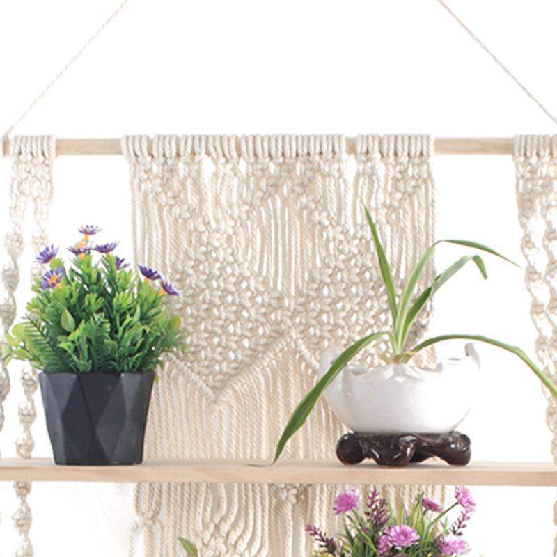 Macrame Hanging Basket Planter