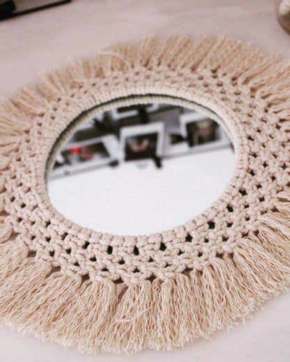 Macrame Mirror Wall Decor
