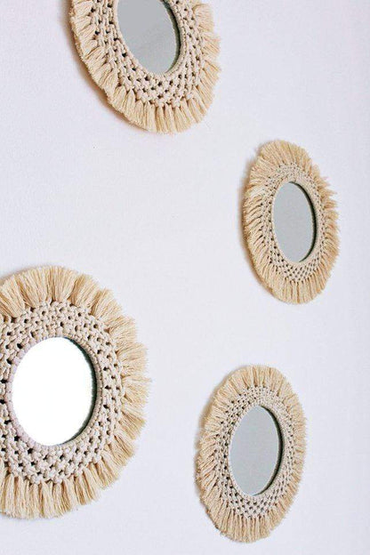 Macrame Mirror Wall Decor