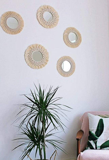 Macrame Mirror Wall Decor