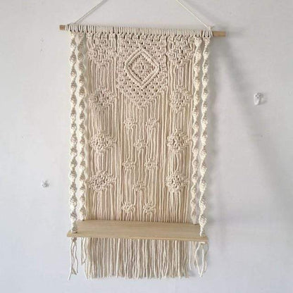 Macrame Plant Shelf