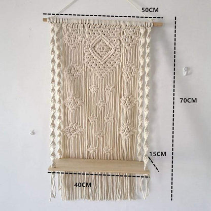 Macrame Plant Shelf