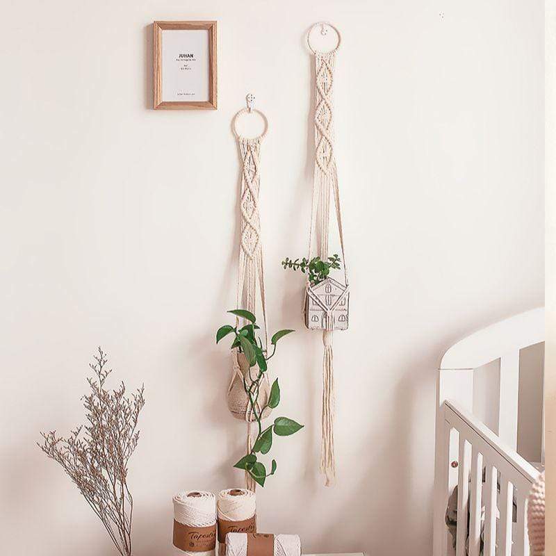 Macrame Wall Planter Hangers