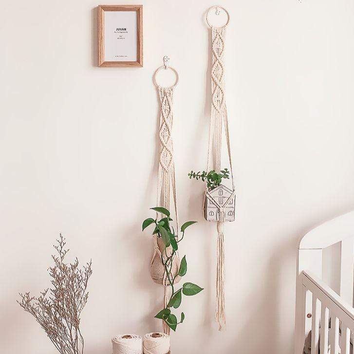 Macrame Wall Planter Hangers