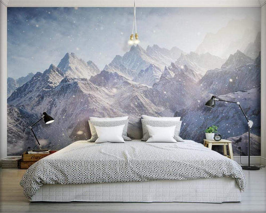 Majestic Kunlun Mountains Mural Murals