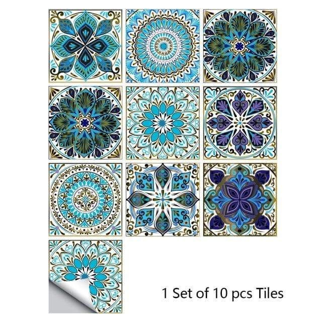 Mandala Crystal Wall Sticker Tiles