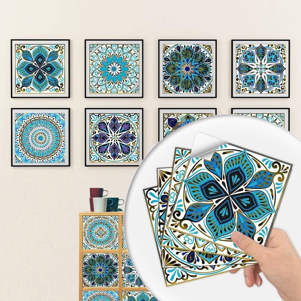 Mandala Crystal Wall Sticker Tiles