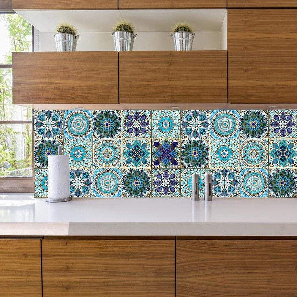 Mandala Crystal Wall Sticker Tiles