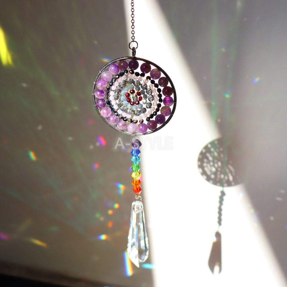 Mandala Pendant Suncatchers Set