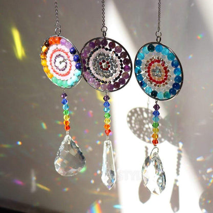 Mandala Pendant Suncatchers Set