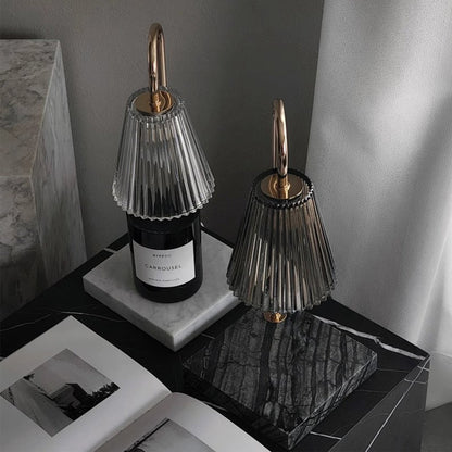 Elegante Kerzenlampe aus Marmor