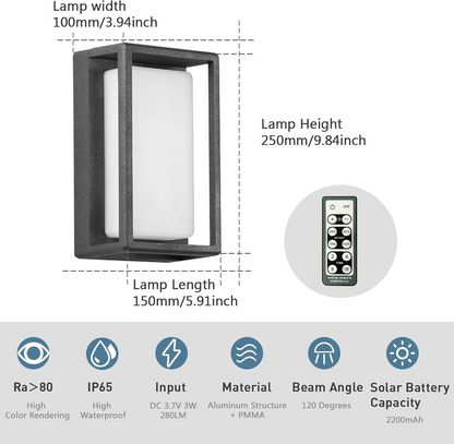 Beacon Modern Landscape Wall Light