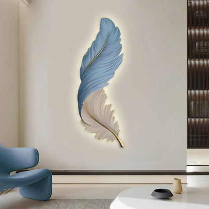 Feather LED Wall Lights - Remote Control