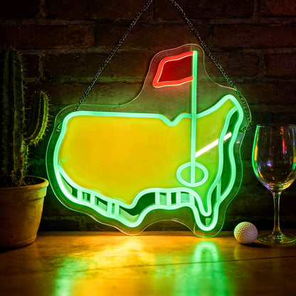 Masdio Golf Dimmable Neon Sign Wall Decor Gift