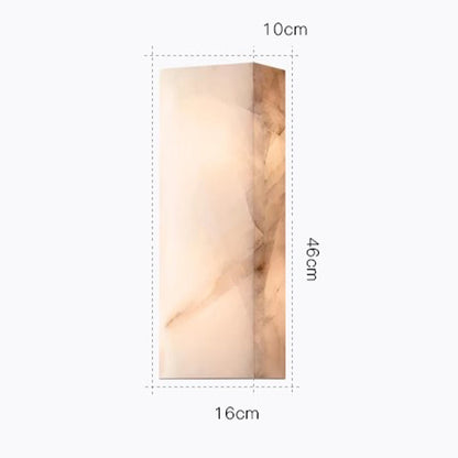 Marmor-Außenwandleuchte