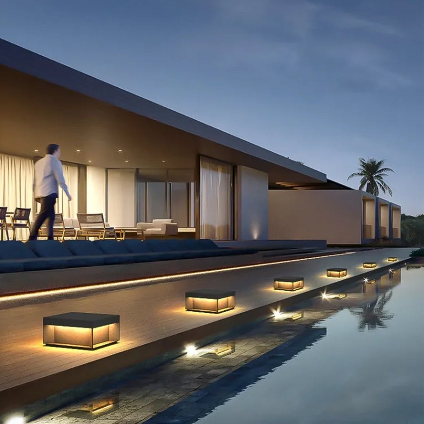 Solarlampe „Strahlendes Licht“