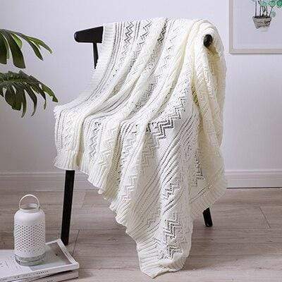 Maysville Hollow- Out Throw Blankets & Throws