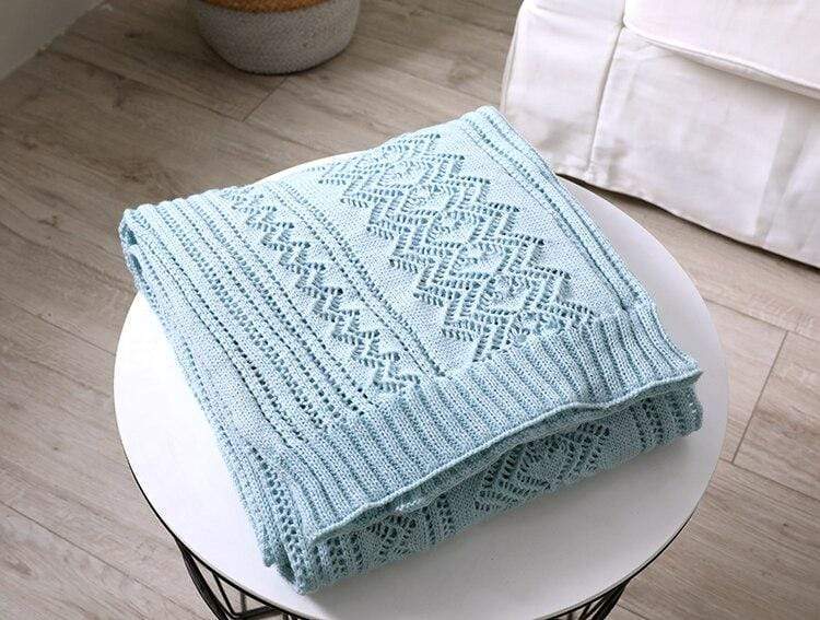 Maysville Hollow- Out Throw Blankets & Throws