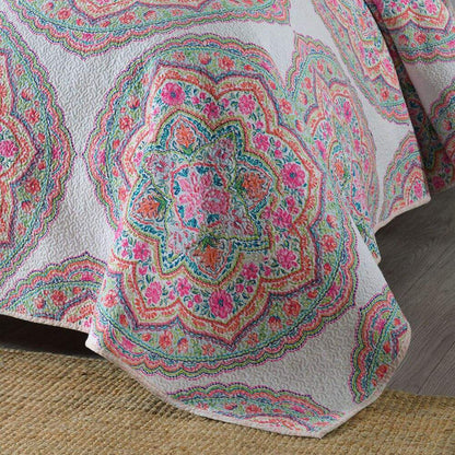 Medallion Mandala Cotton Bedspread Quilts & Sets