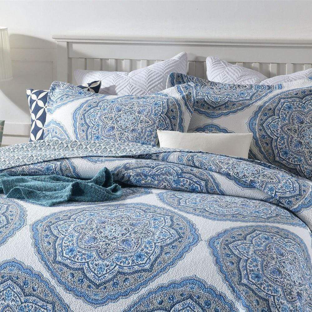 Medallion Mandala Cotton Bedspread Quilts & Sets