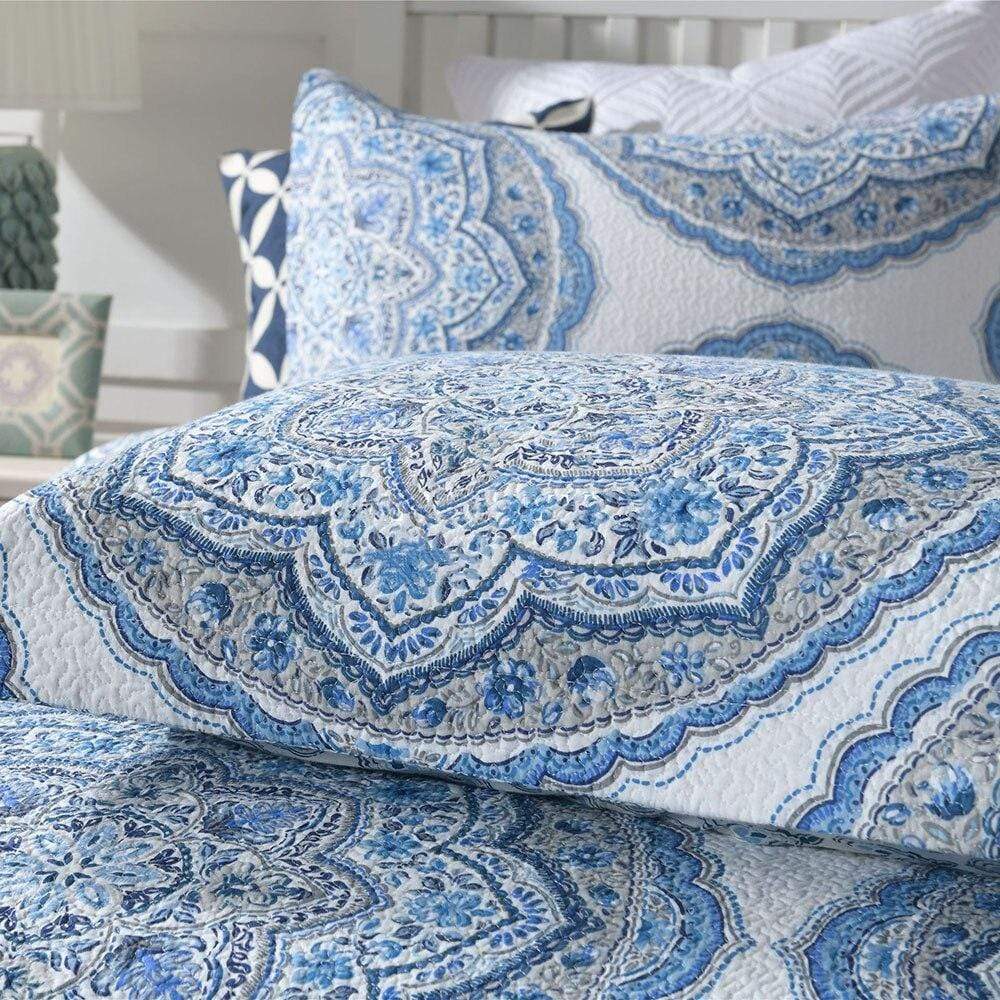 Medallion Mandala Cotton Bedspread Quilts & Sets