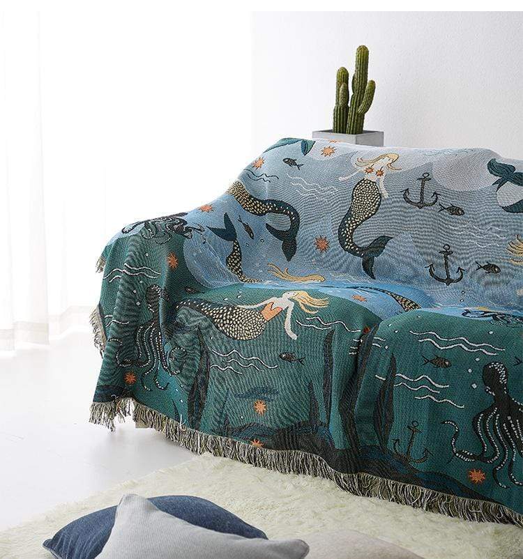 Mermaid Throw Blanket Blankets & Throws