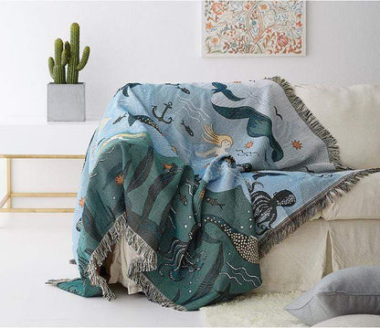 Mermaid Throw Blanket Blankets & Throws