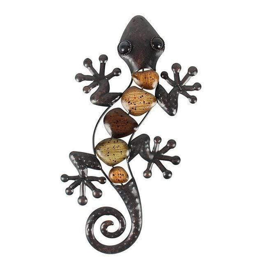 Metal Gecko Wall Decor