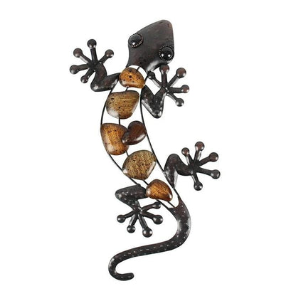 Metal Gecko Wall Decor