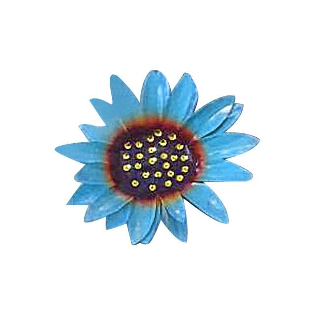 Metal Sunflowers Fence Decor