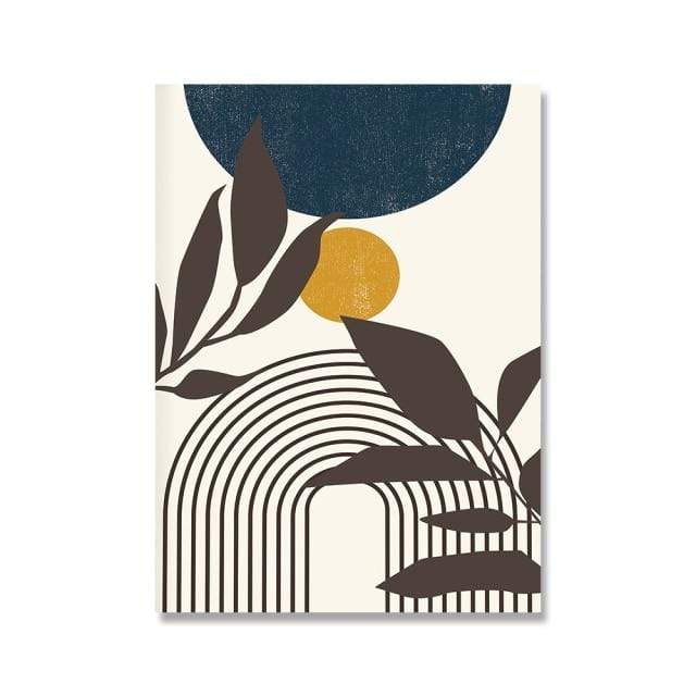 Mid-Century Nature Canvas Wall Art