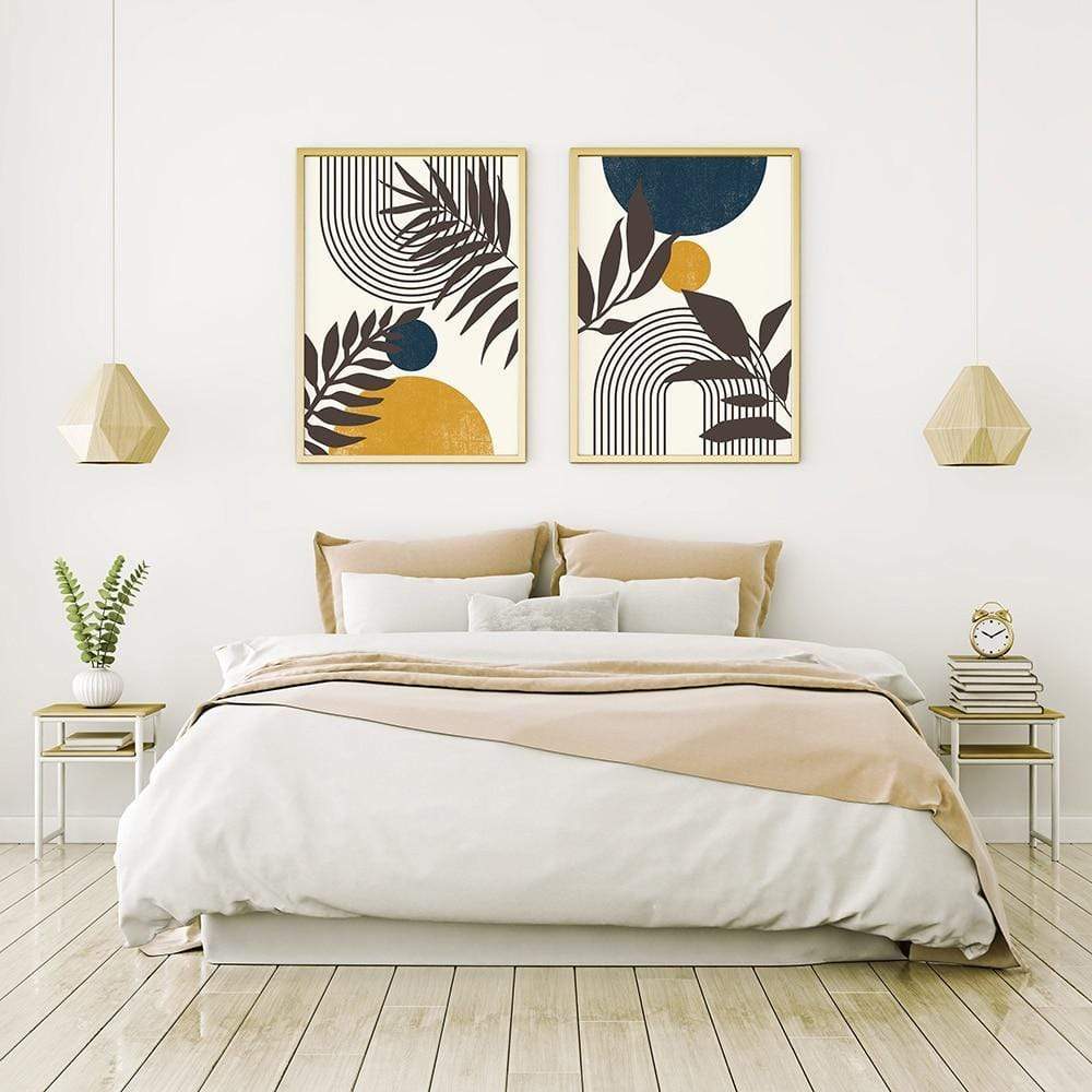 Mid-Century Nature Canvas Wall Art