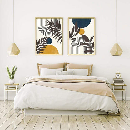 Mid-Century Nature Canvas Wall Art