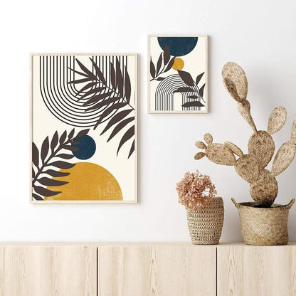 Mid-Century Nature Canvas Wall Art