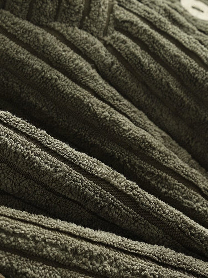 Mila Corduroy Hooded Oversized Coat