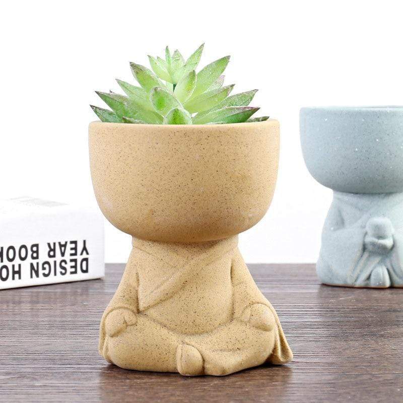 Mini Buddha Flower Pots