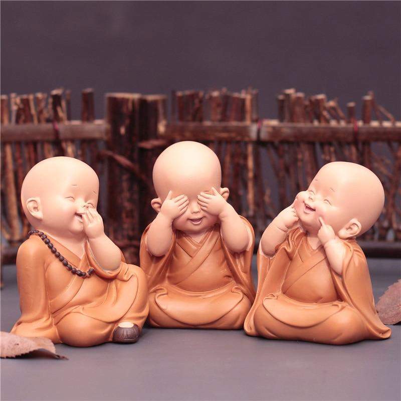 Mini Monk Figurines