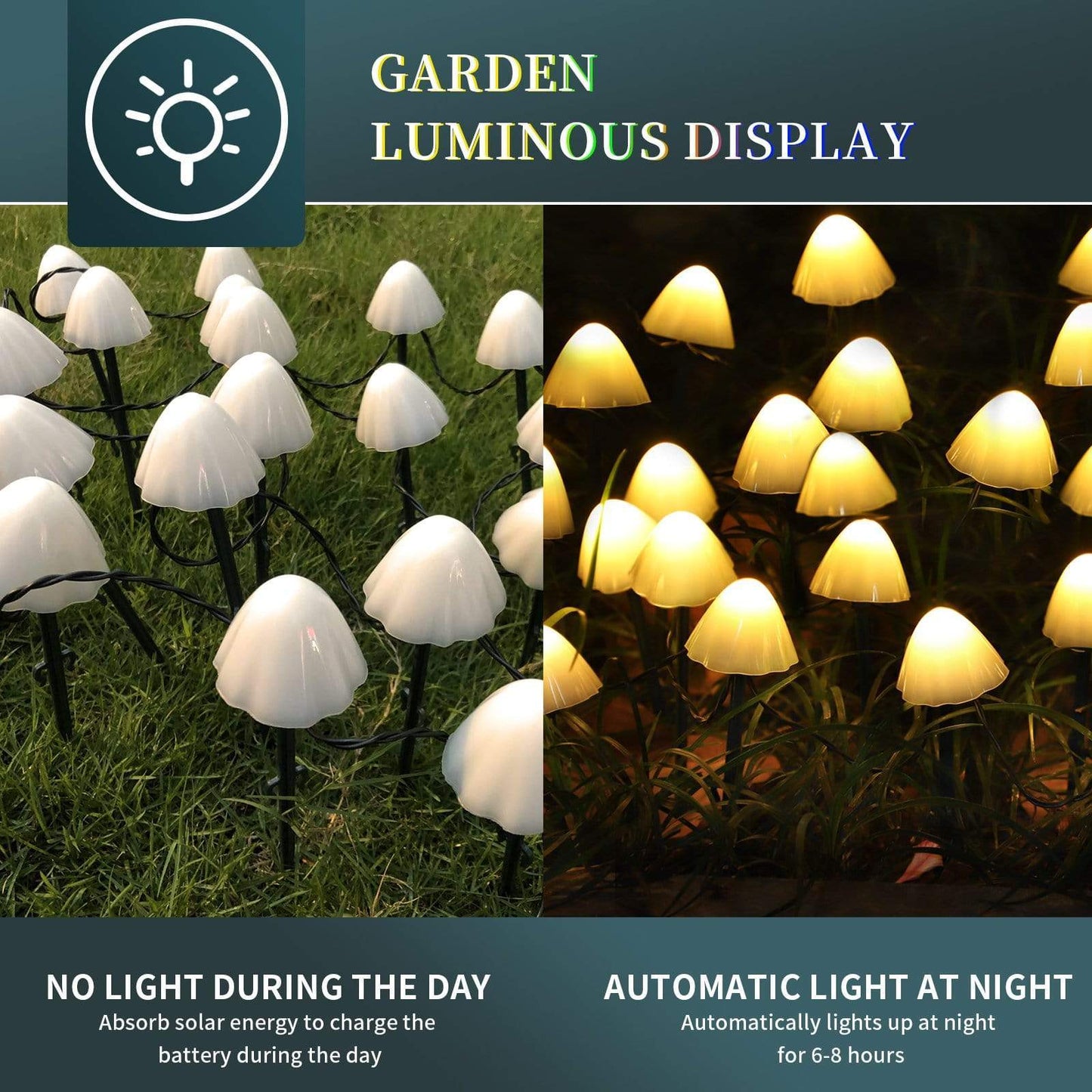 Mini Mushroom Solar Garden Lights